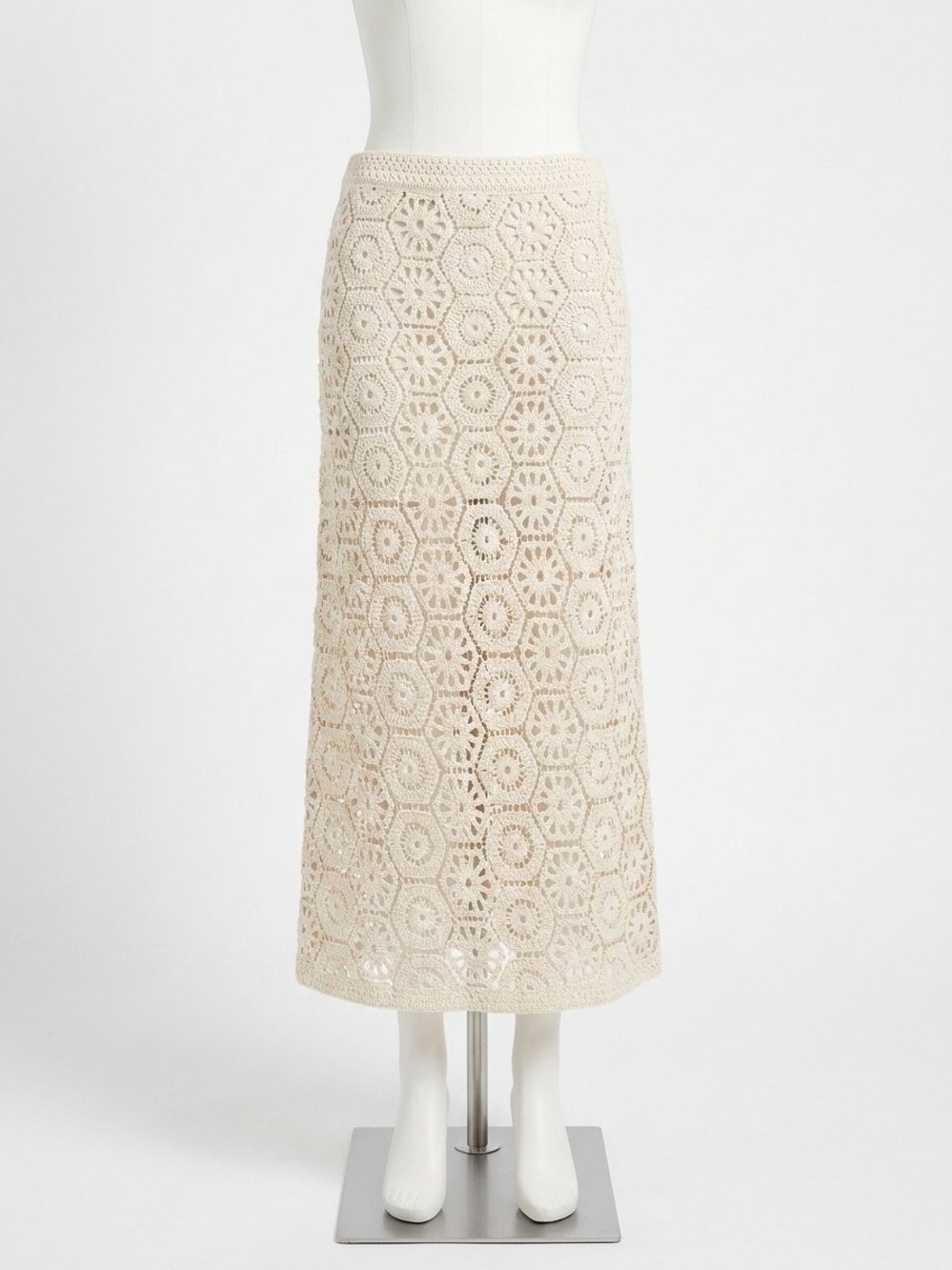 NEW SUNDAYS patrice skirt in natural white